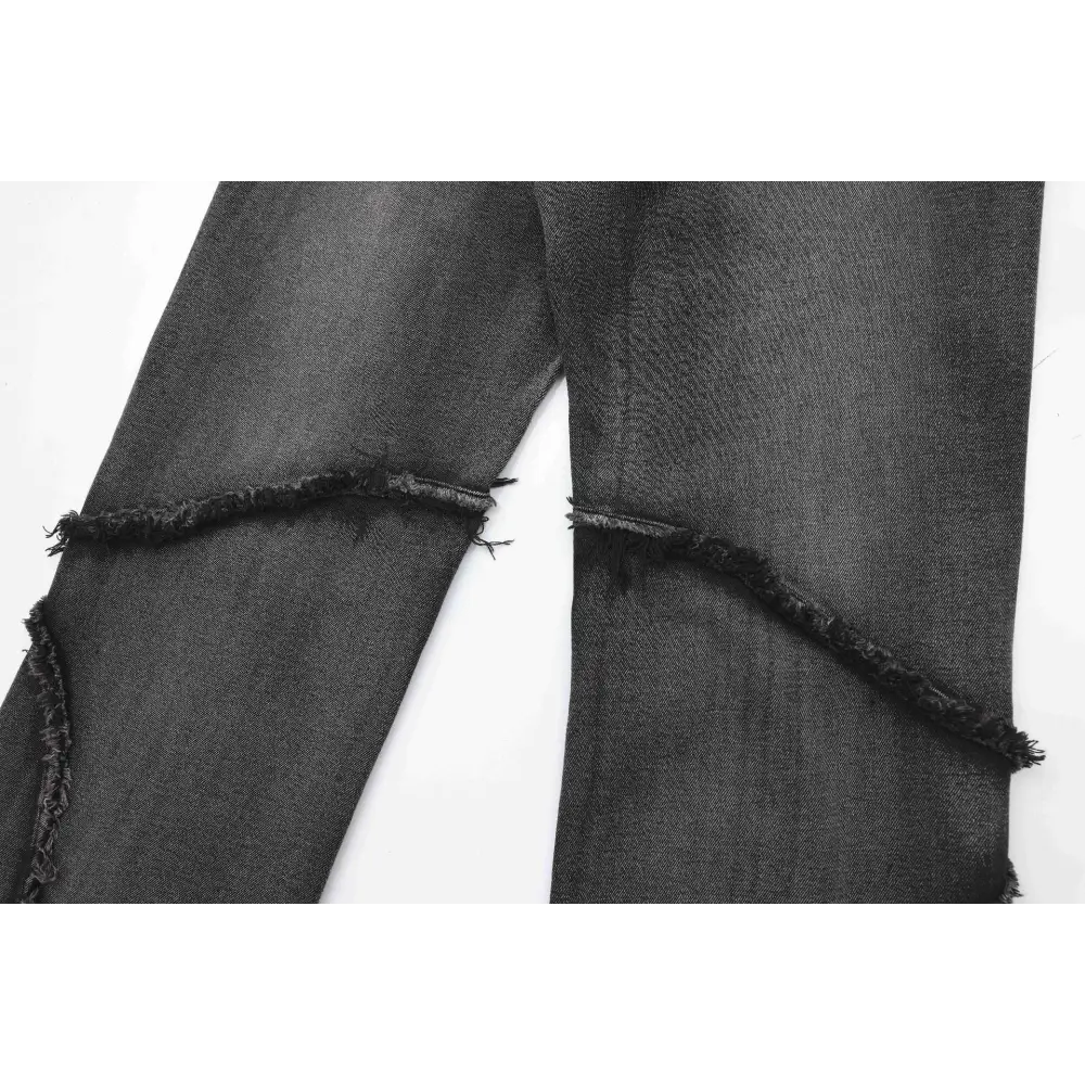 Women's Clothing New Real Shot American Distressed Heavy Industry Straight Jeans Beyond Trends Hub