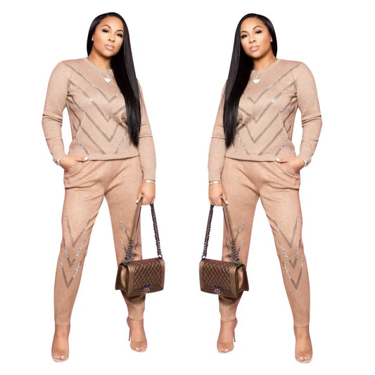 Women’s clothing suits - Champagne / M