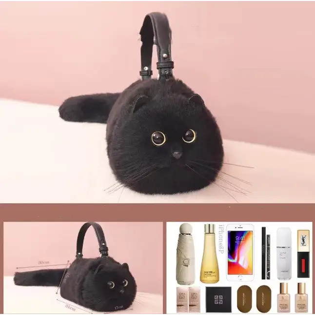 Women's Cute Handmade Cat Doll Bag Beyond Trends Hub