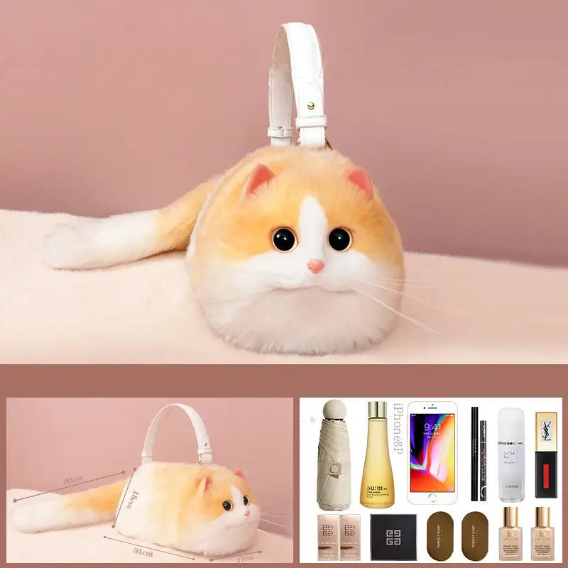 Women's Cute Handmade Cat Doll Bag Beyond Trends Hub