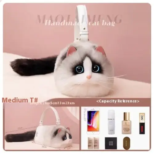 Women's Cute Handmade Cat Doll Bag Beyond Trends Hub