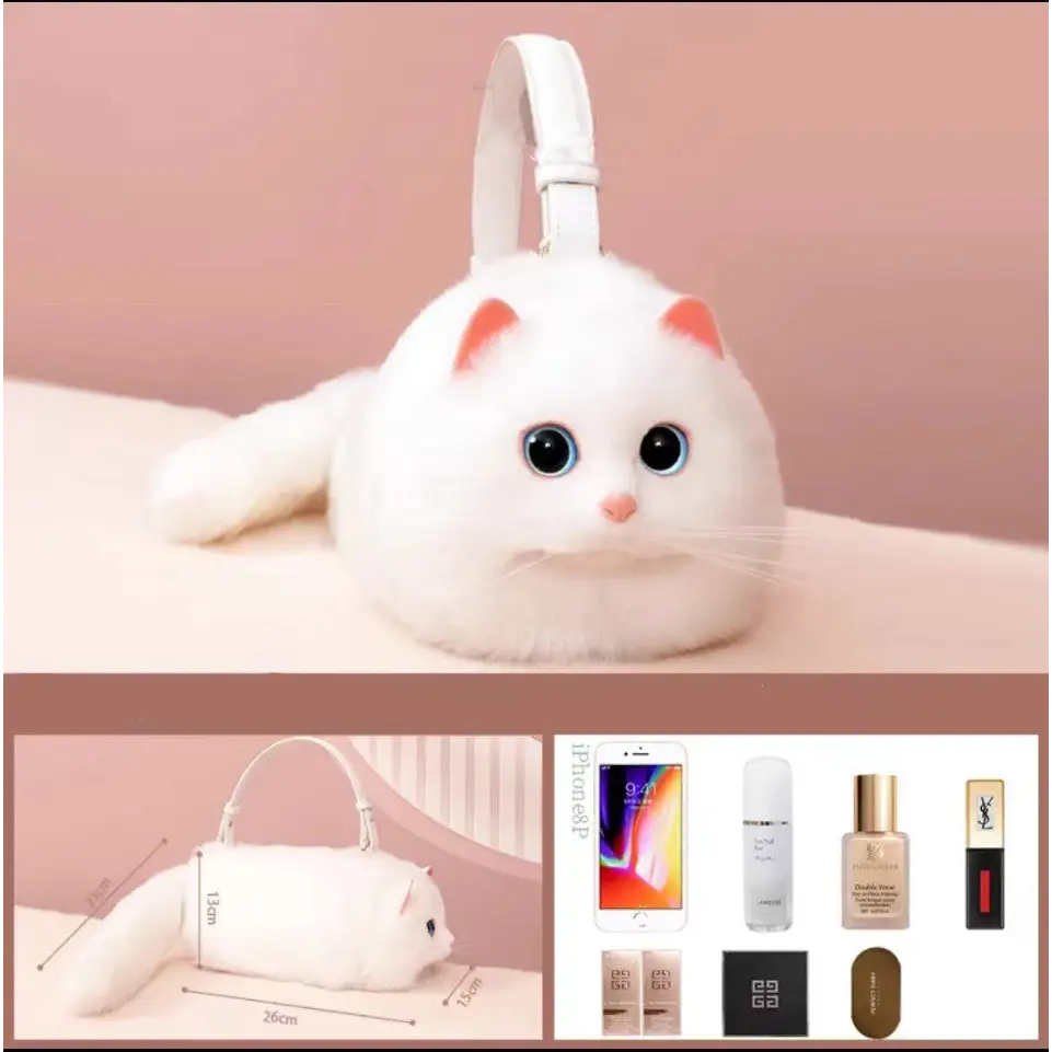 Women's Cute Handmade Cat Doll Bag Beyond Trends Hub