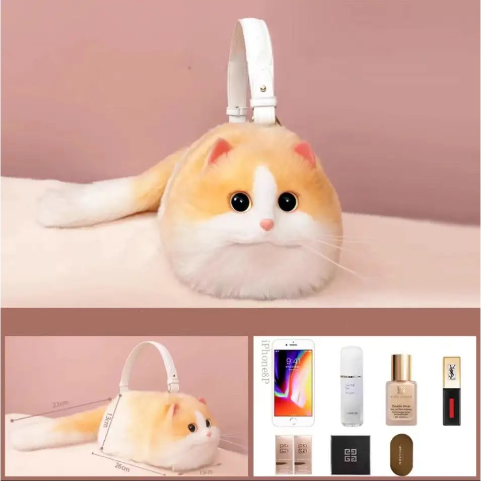 Women's Cute Handmade Cat Doll Bag Beyond Trends Hub