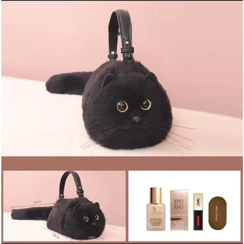 Women's Cute Handmade Cat Doll Bag Beyond Trends Hub