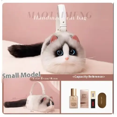 Women's Cute Handmade Cat Doll Bag Beyond Trends Hub