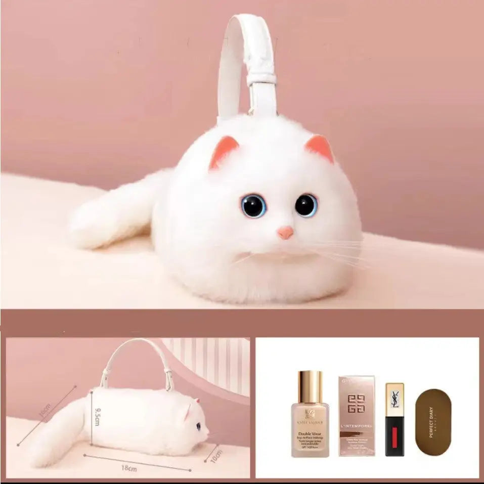 Women's Cute Handmade Cat Doll Bag Beyond Trends Hub