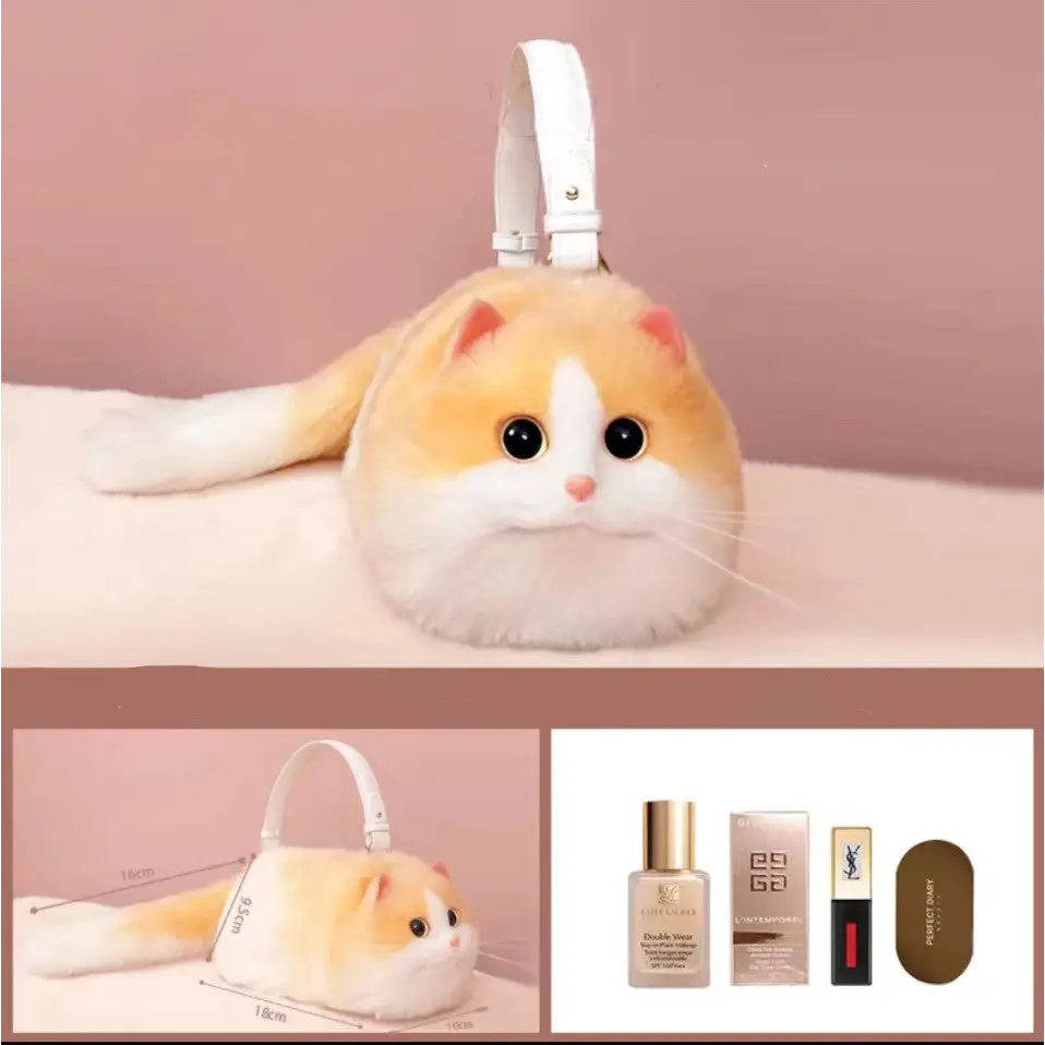Women's Cute Handmade Cat Doll Bag Beyond Trends Hub