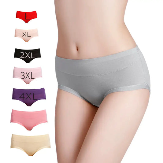 Women's Elastic Modal Bamboo Fiber Mid Waist Underwear Beyond Trends Hub