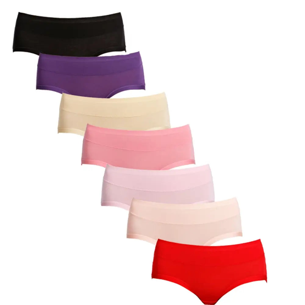 Women's Elastic Modal Bamboo Fiber Mid Waist Underwear Beyond Trends Hub