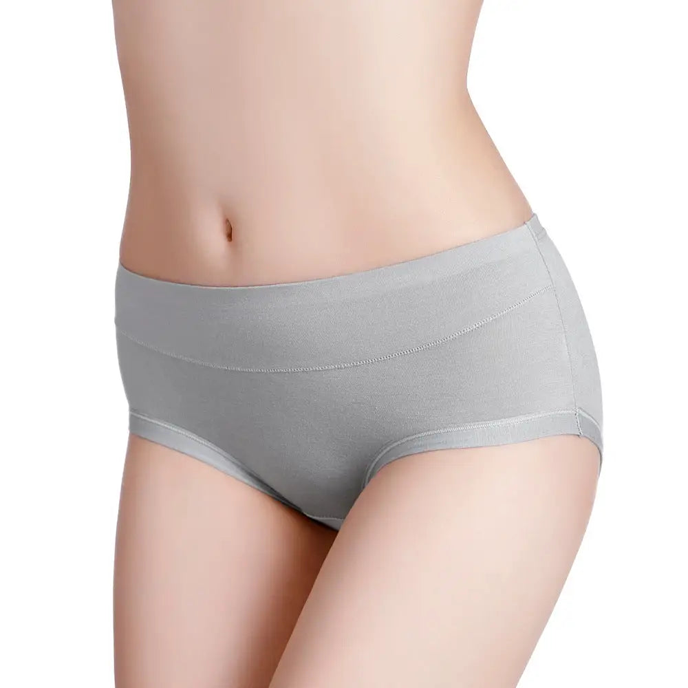 Women's Elastic Modal Bamboo Fiber Mid Waist Underwear Beyond Trends Hub