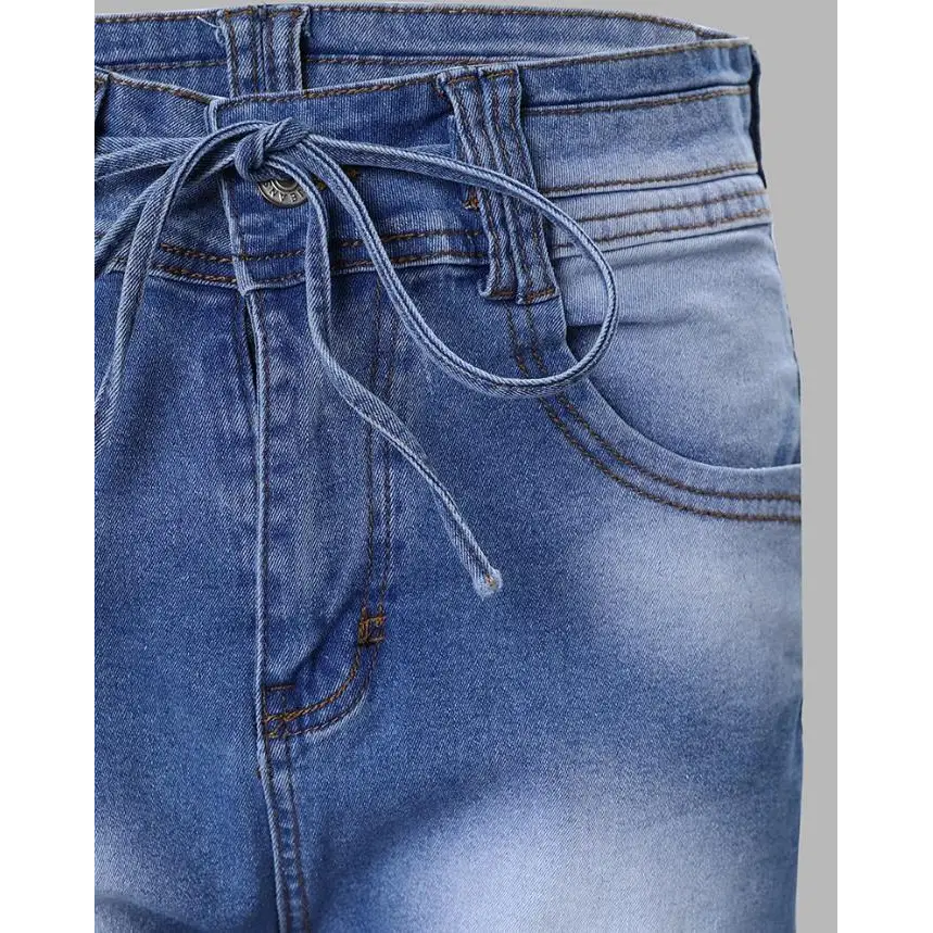 Women's Fashion Casual High Waist Skinny Denim Shorts Beyond Trends Hub