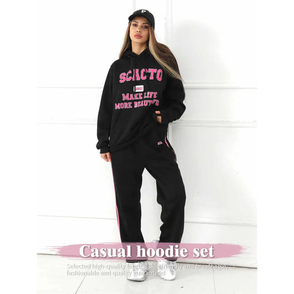 Women's Fashion Casual Printed Top Pants Set Beyond Trends Hub