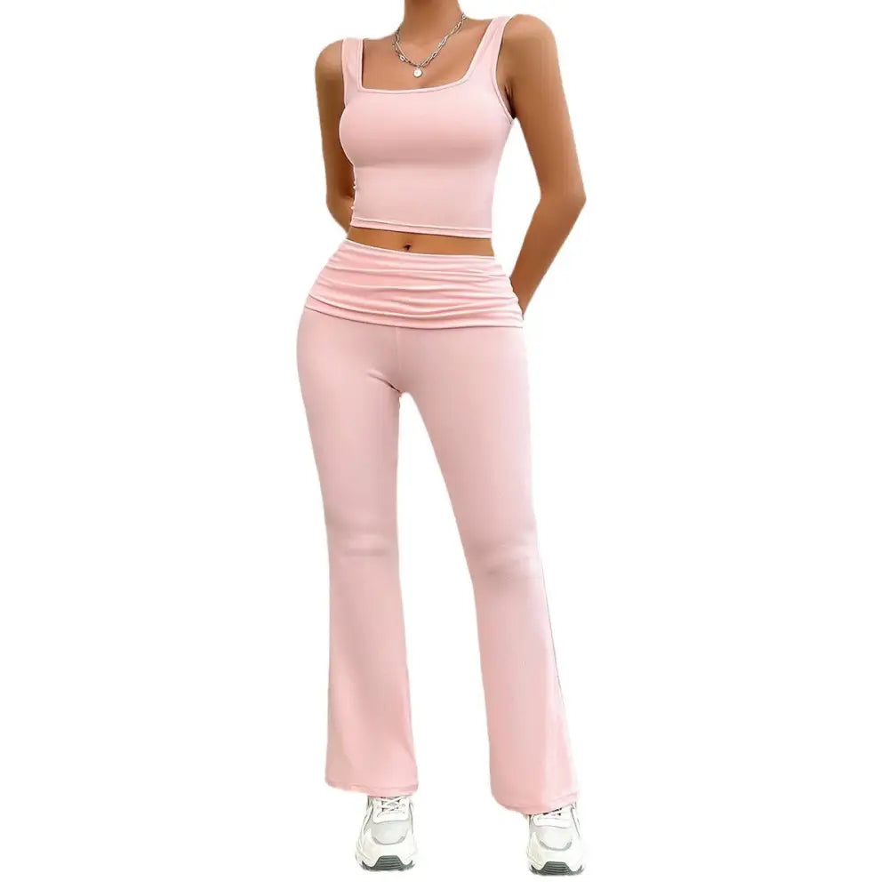 Women's Fashion Casual Solid Color Vest Body-hugging Suit Beyond Trends Hub