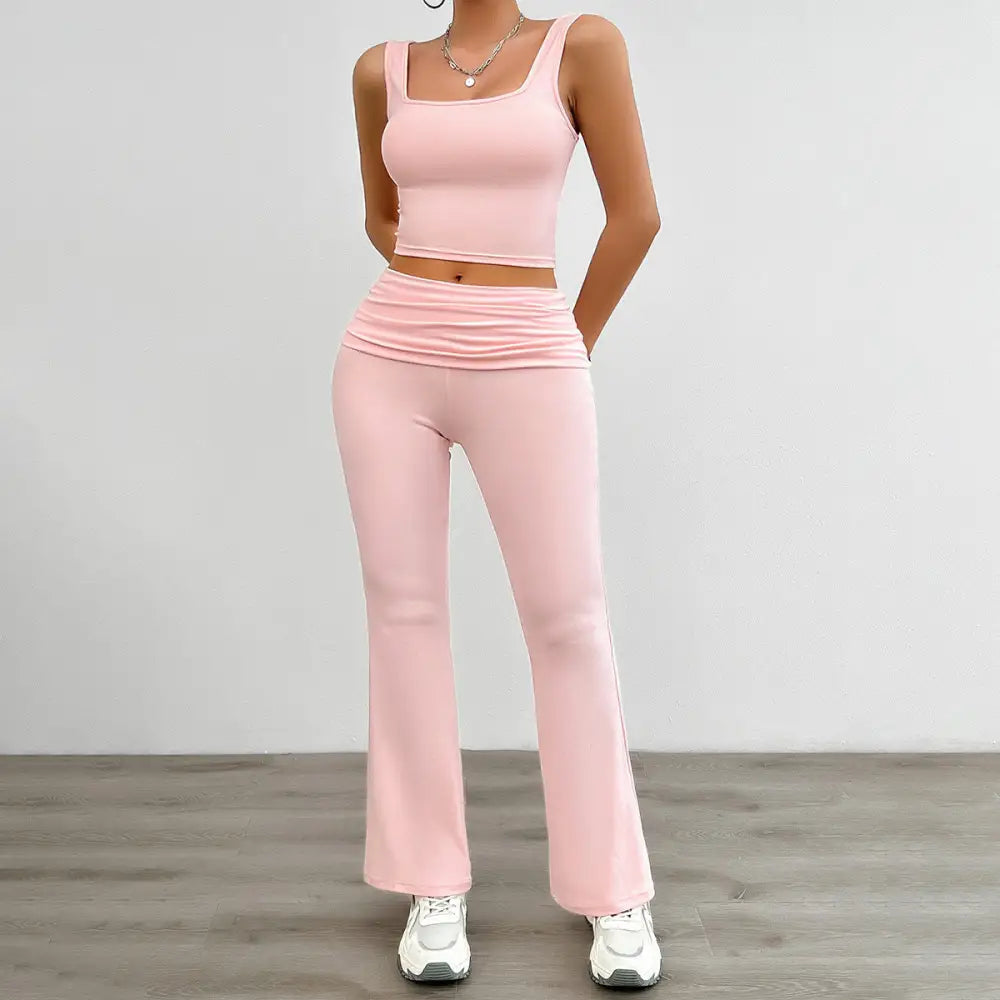 Women's Fashion Casual Solid Color Vest Body-hugging Suit Beyond Trends Hub