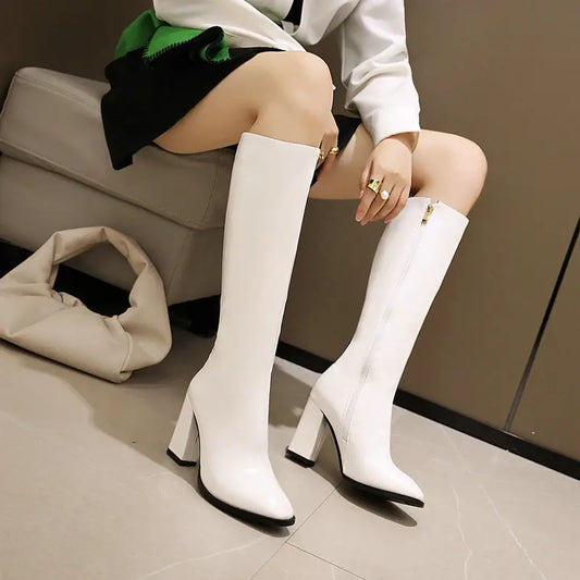 Women's Fashion High Heel Plus Size Knight Boots Beyond Trends Hub