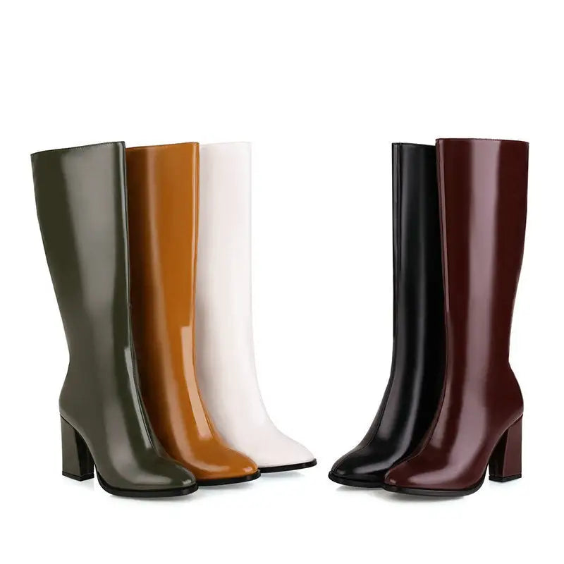 Women's Fashion High Heel Plus Size Knight Boots Beyond Trends Hub
