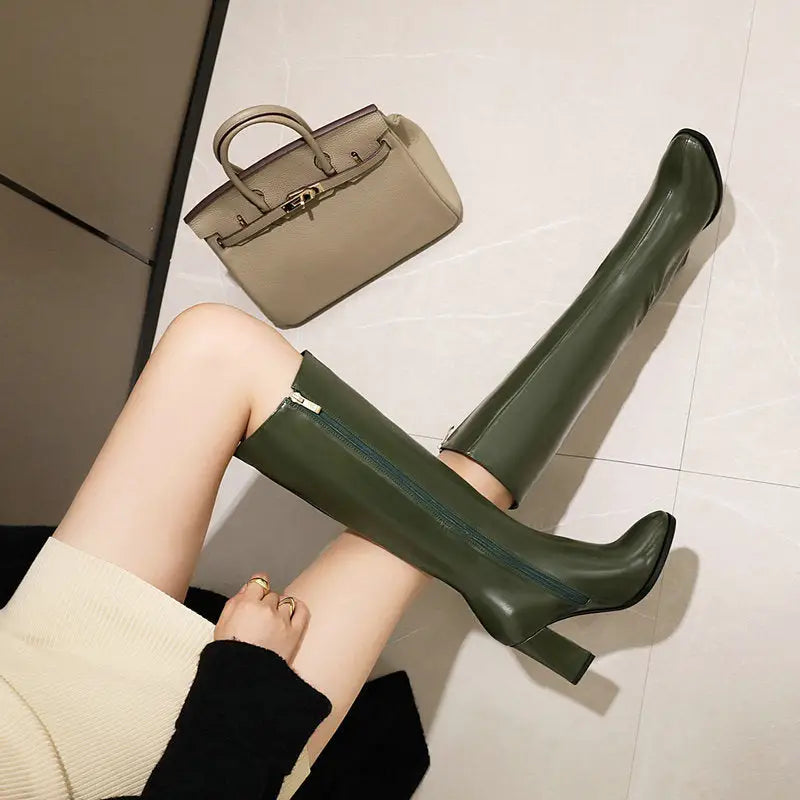 Women's Fashion High Heel Plus Size Knight Boots Beyond Trends Hub