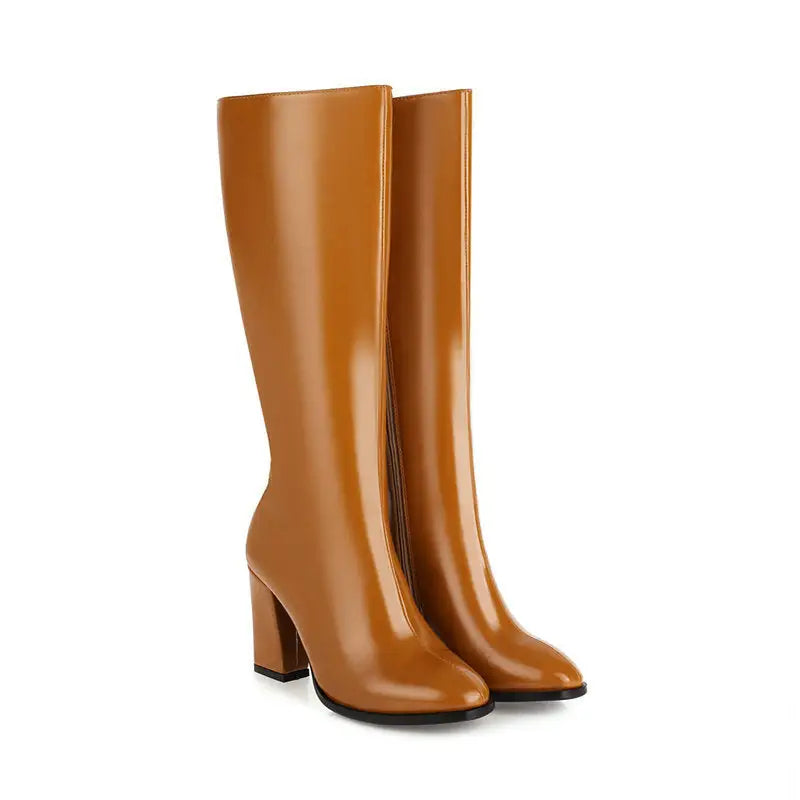 Women's Fashion High Heel Plus Size Knight Boots Beyond Trends Hub