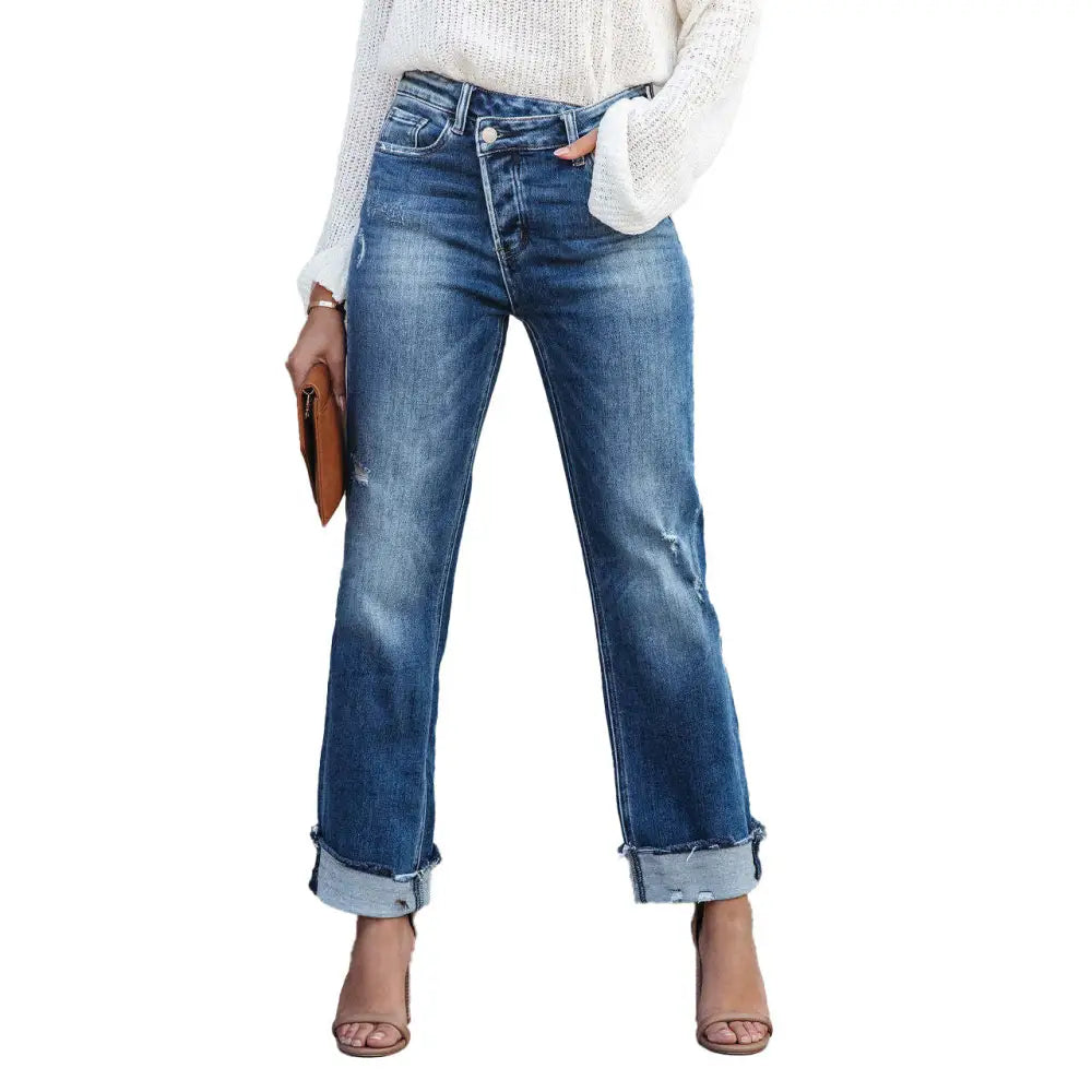 Women's Fashion Individual Casual Loose Jeans Beyond Trends Hub