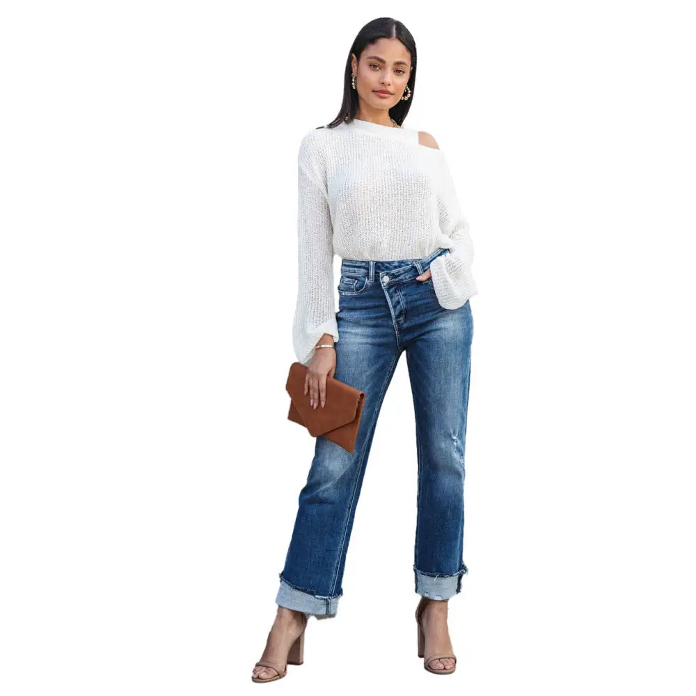 Women's Fashion Individual Casual Loose Jeans Beyond Trends Hub