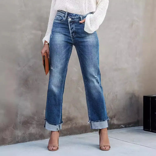 Women's Fashion Individual Casual Loose Jeans Beyond Trends Hub