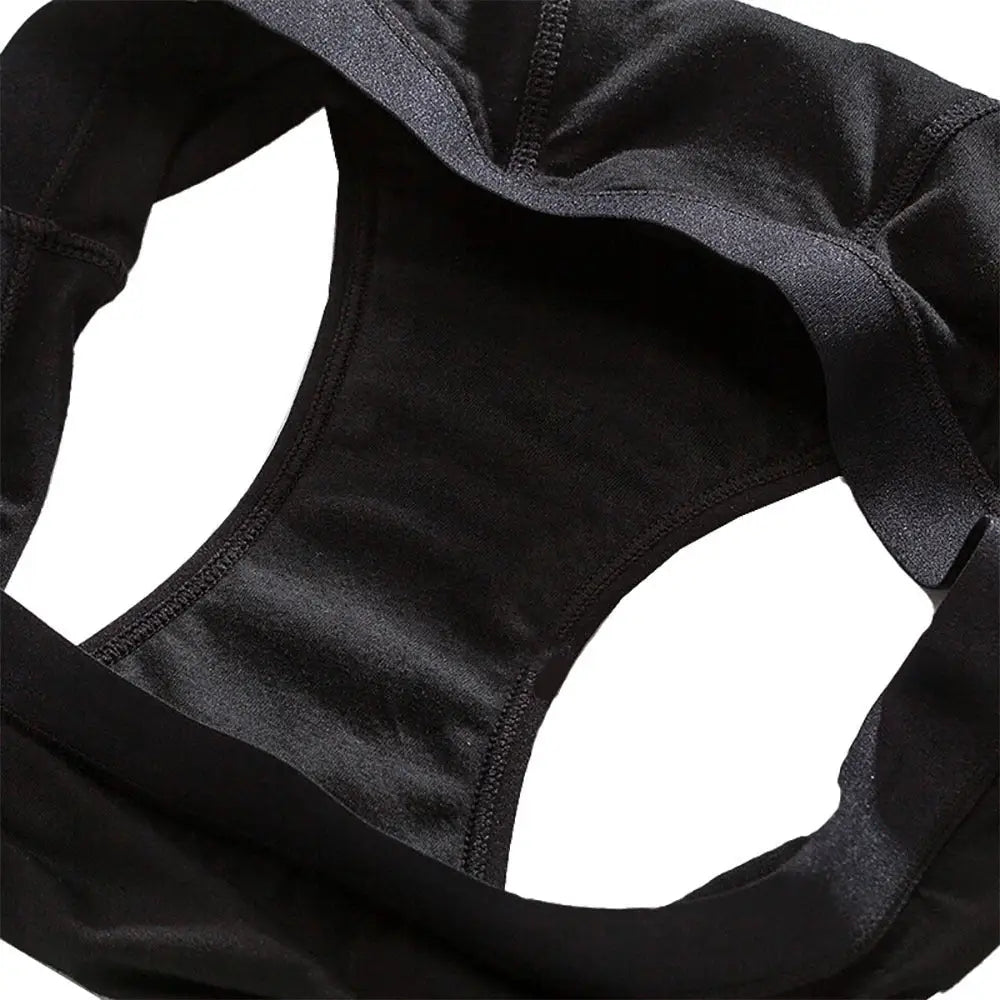 Women's Fashion Mid Waist Four-layer Bamboo Fiber Physiological Underwear Beyond Trends Hub