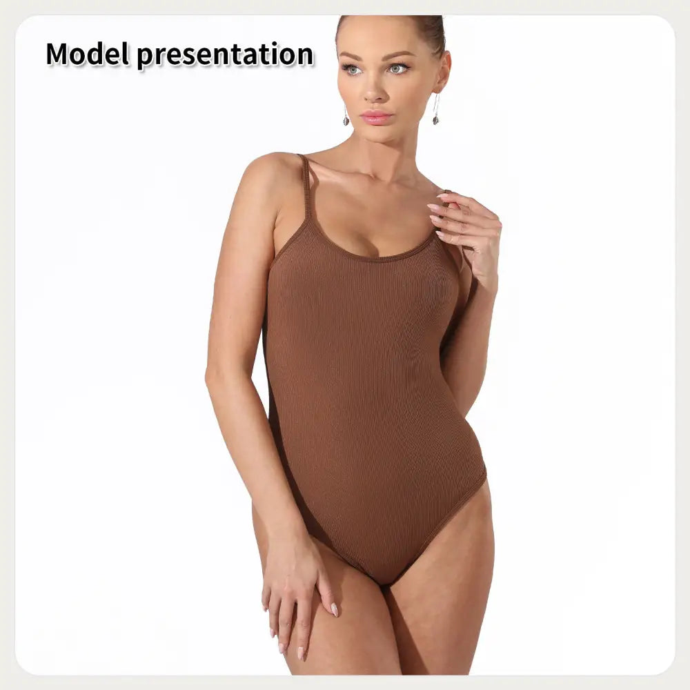 Women's Fashion Simple Solid Color Bodysuit Beyond Trends Hub