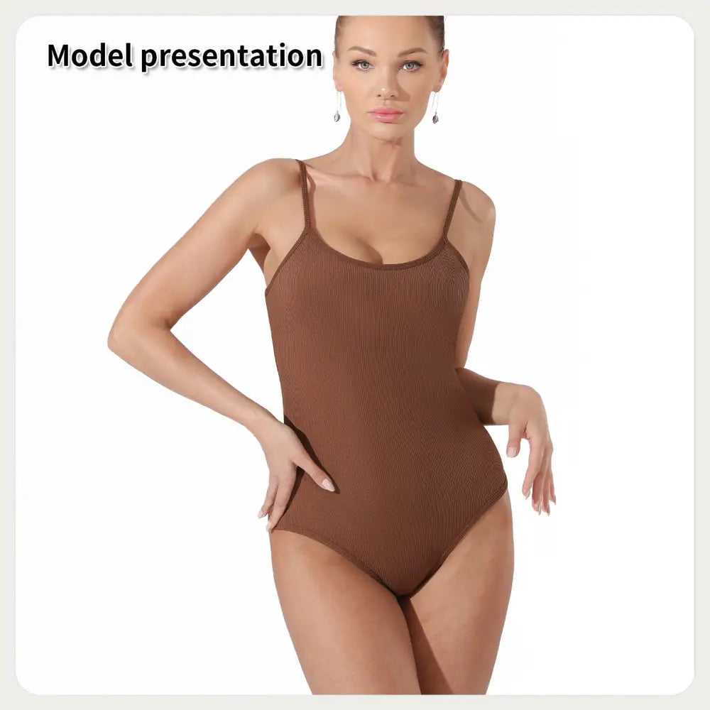 Women's Fashion Simple Solid Color Bodysuit Beyond Trends Hub