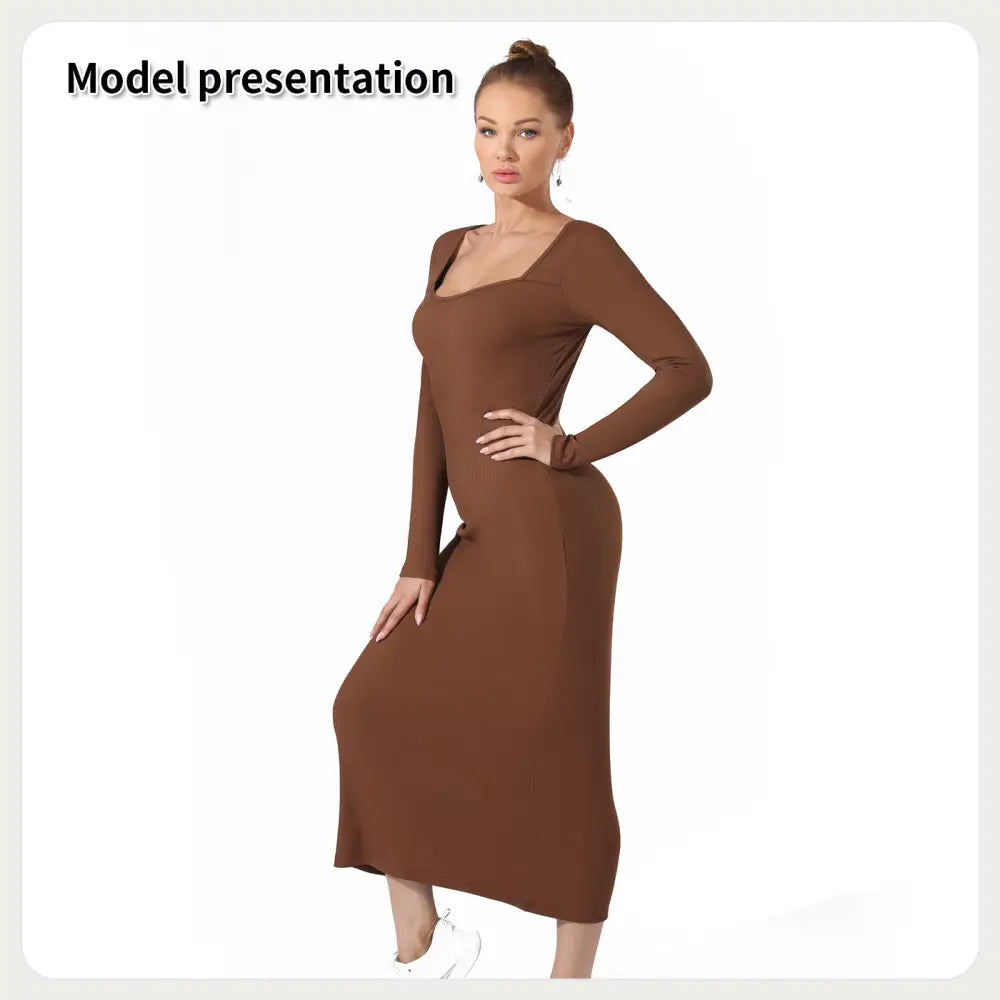 Women's Fashion Simple Solid Color Dress Beyond Trends Hub