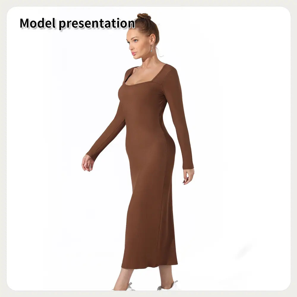 Women's Fashion Simple Solid Color Dress Beyond Trends Hub