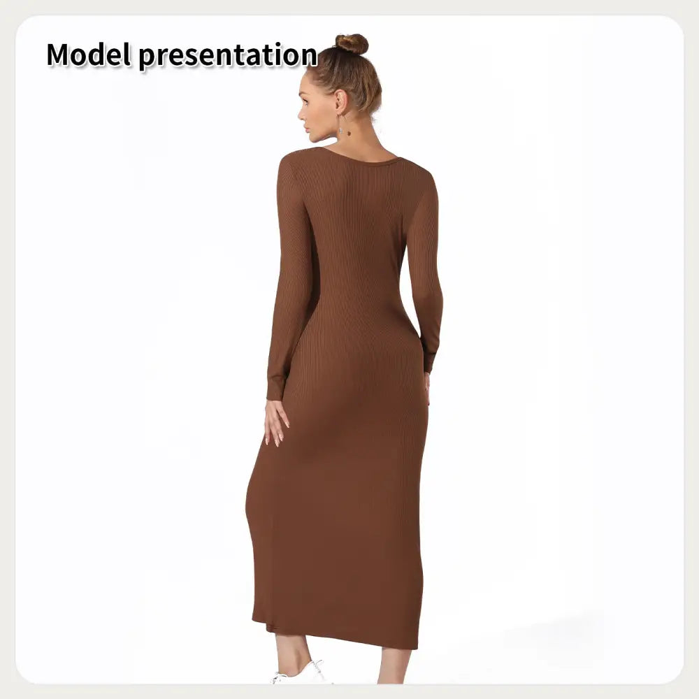 Women's Fashion Simple Solid Color Dress Beyond Trends Hub