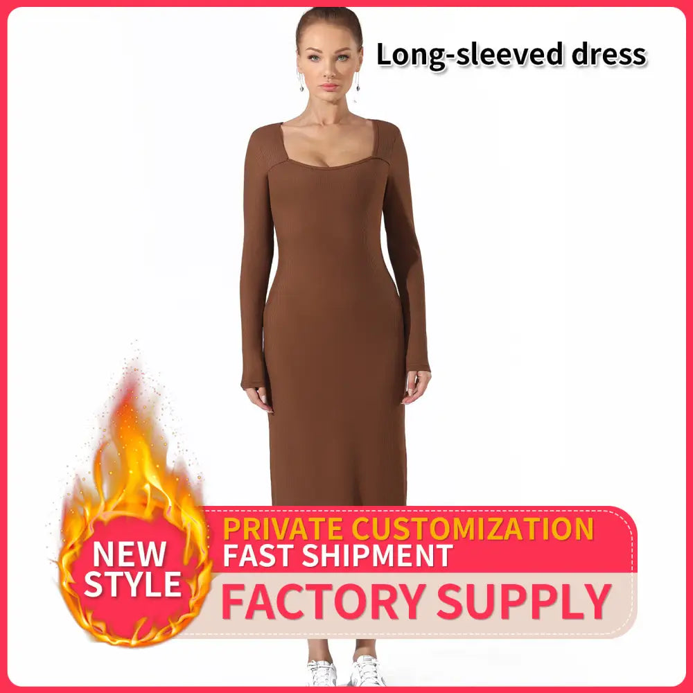 Women's Fashion Simple Solid Color Dress Beyond Trends Hub
