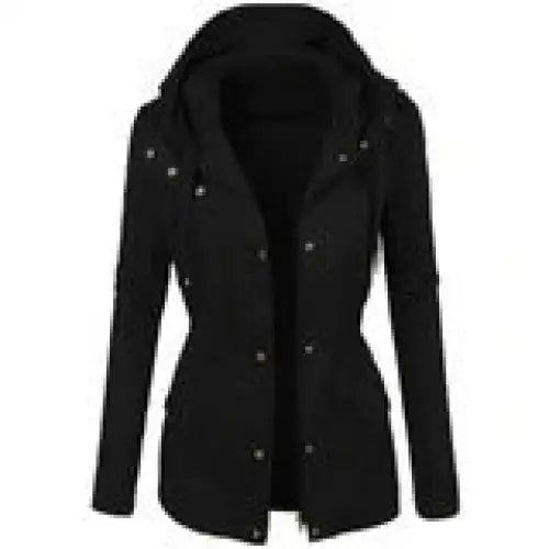 Women's fashion solid color lapel biker jacket Beyond Trends Hub