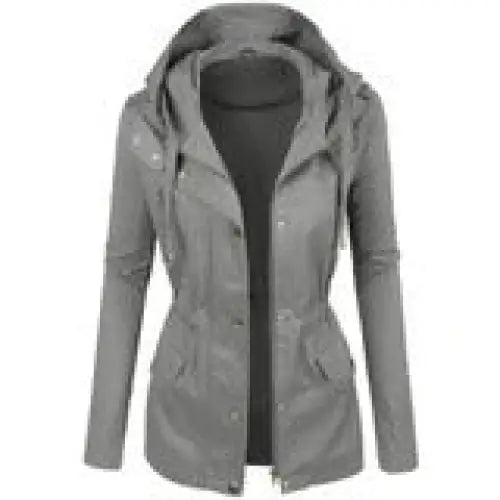 Women's fashion solid color lapel biker jacket Beyond Trends Hub