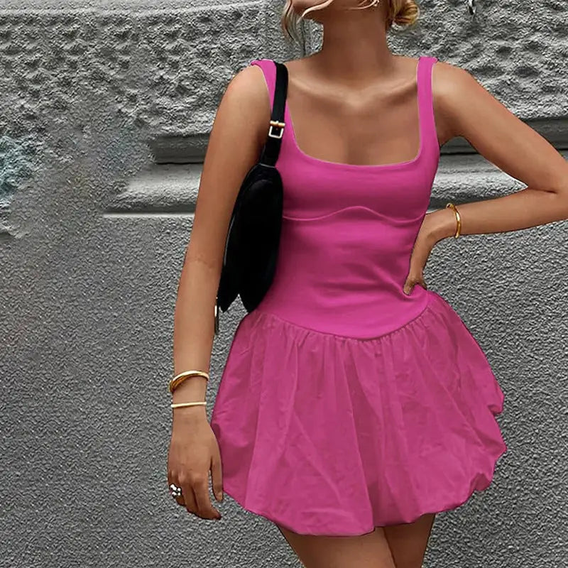 Women's Fashion Stitching Vest Dress Beyond Trends Hub