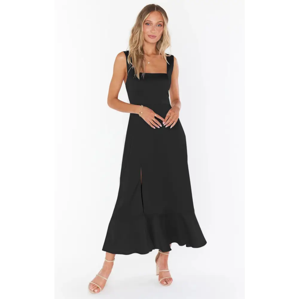 Women's Fashion Temperament Commuter Solid Color Dress Beyond Trends Hub