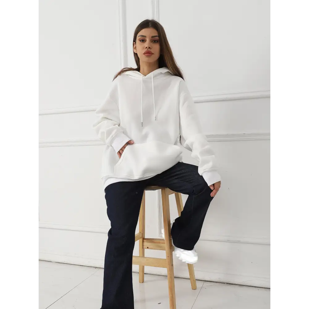 Women's Fashionable Casual Printed Long Sleeved Sweatshirt Beyond Trends Hub