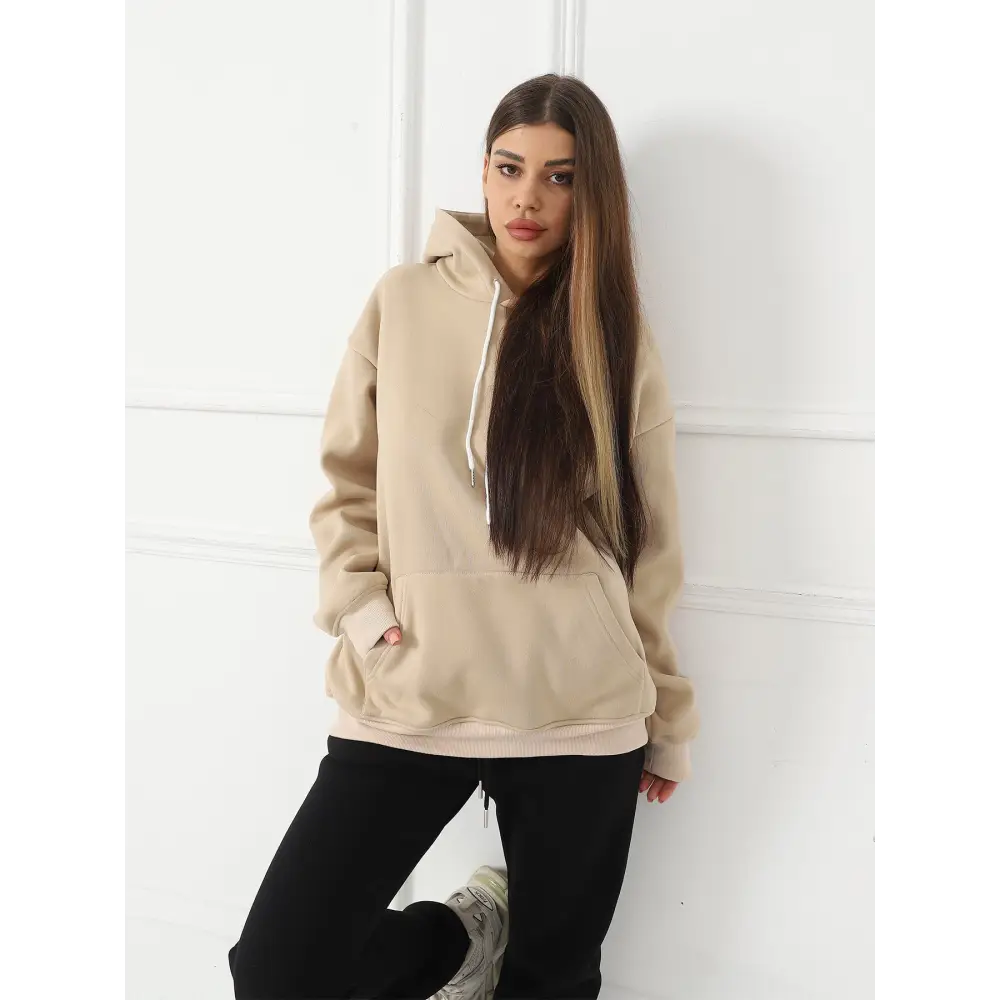 Women's Fashionable Casual Printed Long Sleeved Sweatshirt Beyond Trends Hub
