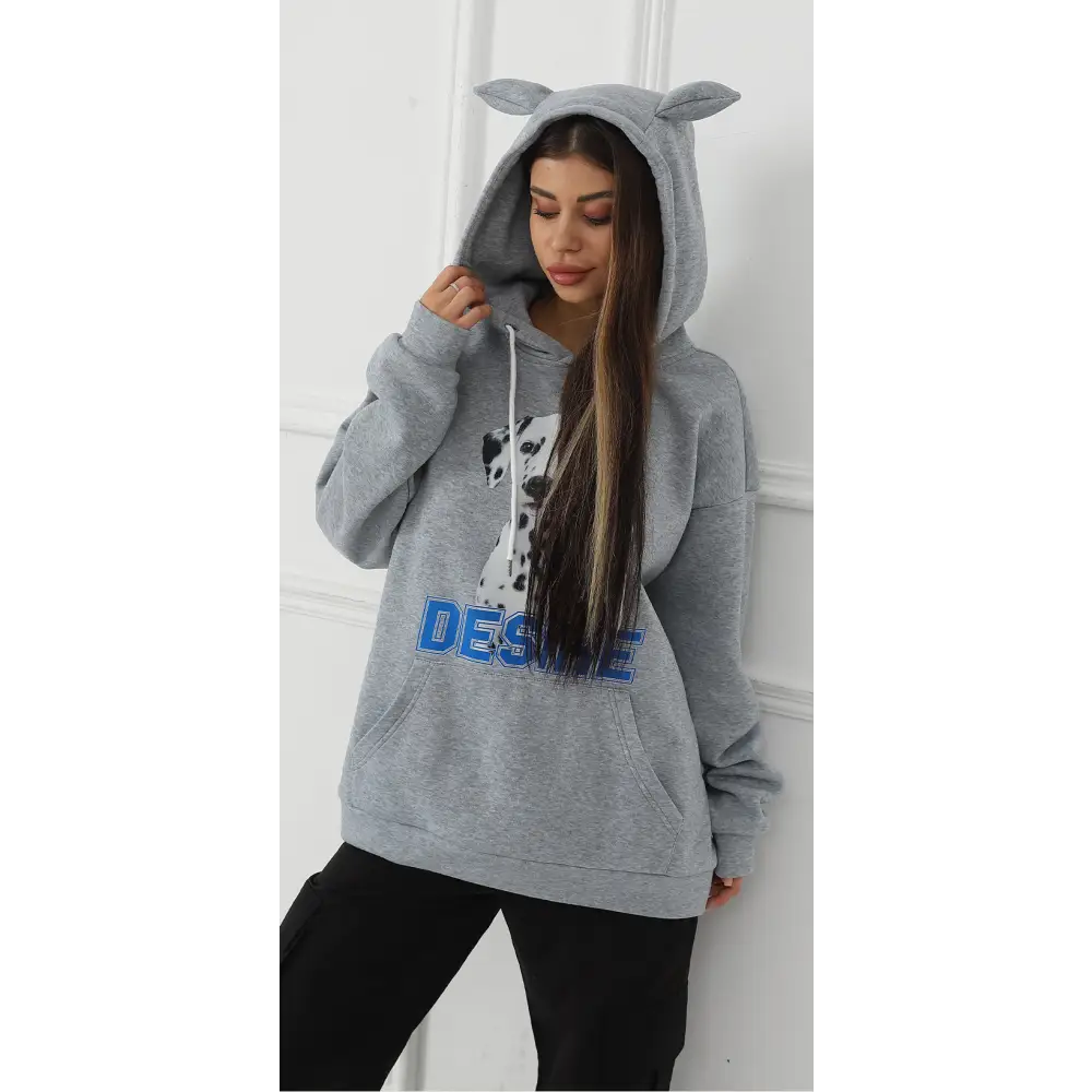 Women's Fashionable Casual Printed Long Sleeved Sweatshirt Beyond Trends Hub