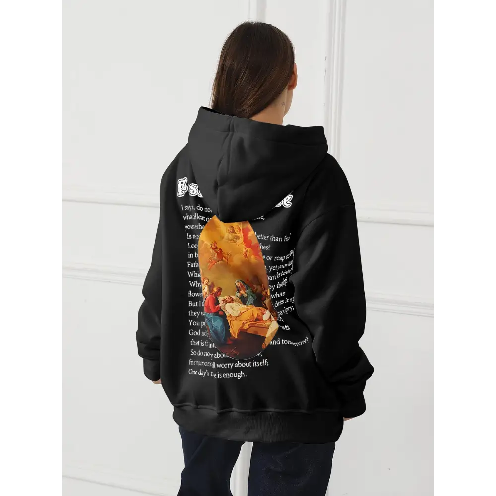 Women's Fashionable Casual Printed Long Sleeved Sweatshirt Beyond Trends Hub