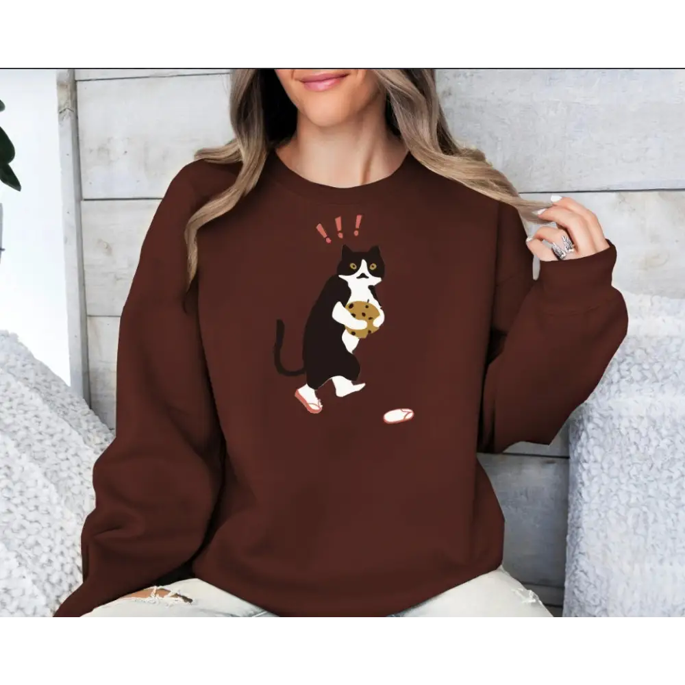 Women's Fashionable Solid Color Printed Long Sleeved Sweatshirt Beyond Trends Hub