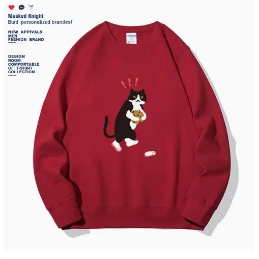 Women's Fashionable Solid Color Printed Long Sleeved Sweatshirt Beyond Trends Hub