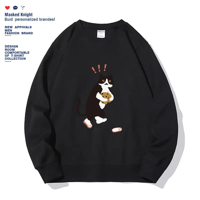 Women's Fashionable Solid Color Printed Long Sleeved Sweatshirt Beyond Trends Hub