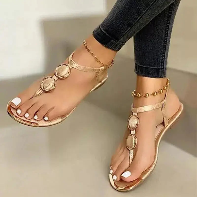 Women’s Flat Sandals Summer Beach Shoes