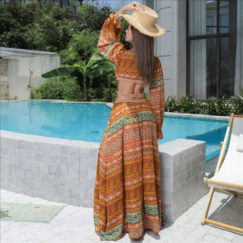 Women's Floral Large Hem Dress Beyond Trends Hub