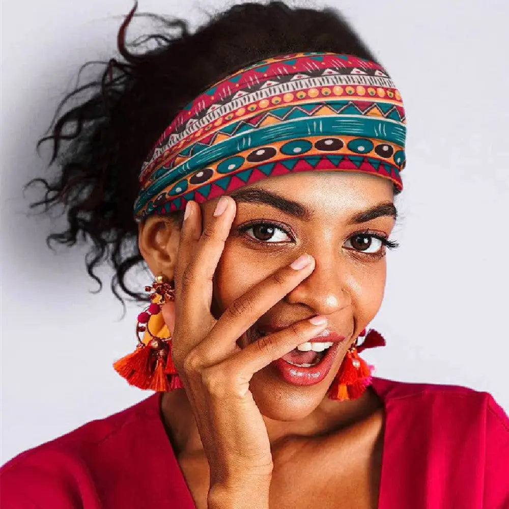 Women's Hair Band African Print Pattern Beyond Trends Hub