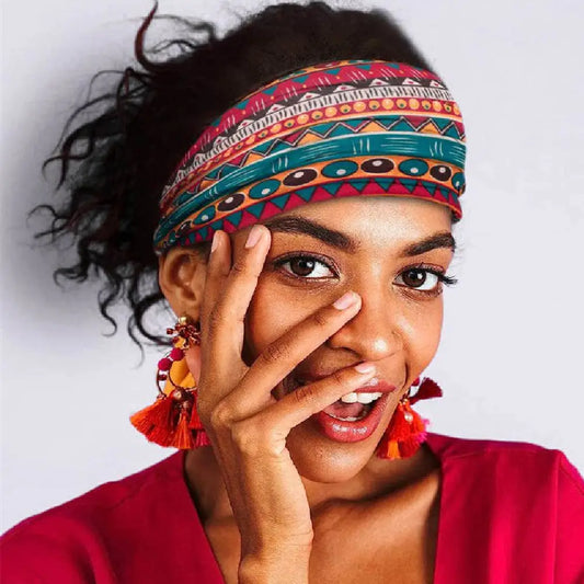 Women's Hair Band African Print Pattern Beyond Trends Hub
