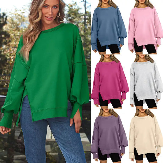 Women's Hooded Fashion Round-neck Sweater Beyond Trends Hub