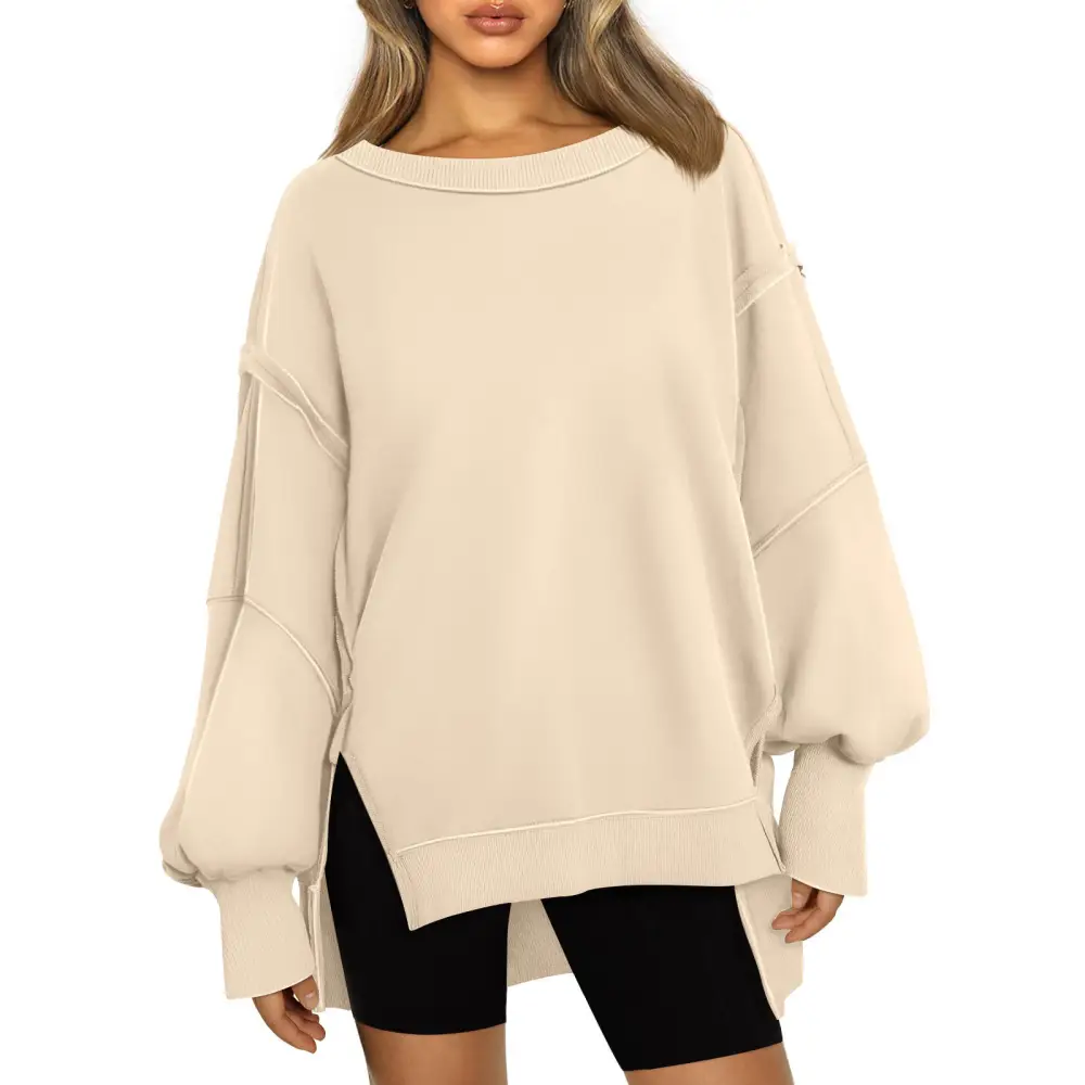 Women's Hooded Fashion Round-neck Sweater Beyond Trends Hub