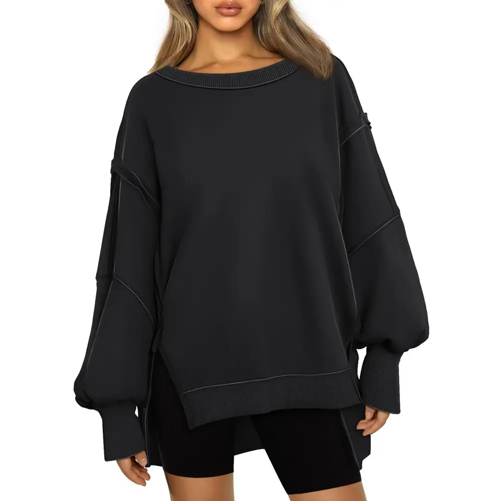 Women's Hooded Fashion Round-neck Sweater Beyond Trends Hub